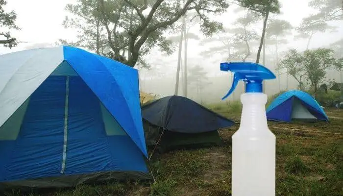 does waterproof spray work on tents